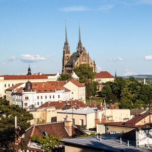 Photo of Brno and cathedral